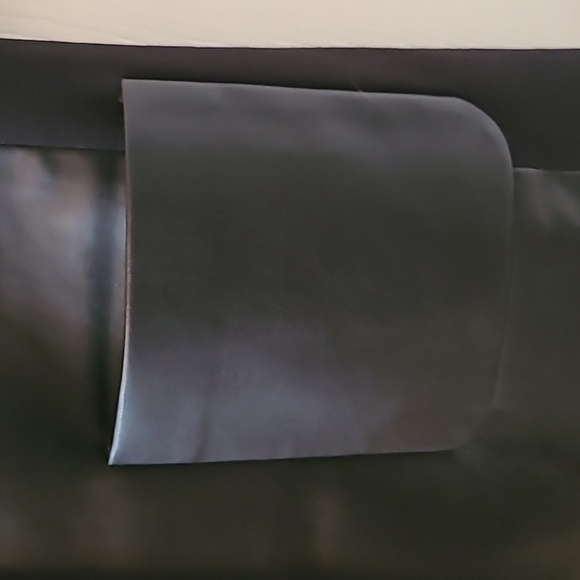 NWT: MICHAEL KORS AUTHENTIC WOMENS BLACK FAUX LEATHER LONG VEST SIZE XS - Picture 5 of 16